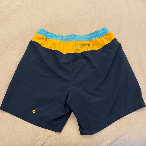 Birddogs Men Swim Hybrids - Red Stripe and Navy - Picture 2 of 10